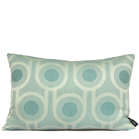 Woven Wool Cushion | Benedict Blue Large Repeat 45x30cm