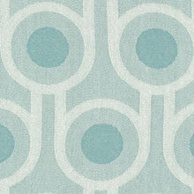 Benedict Blue Large Repeat woven wool fabric