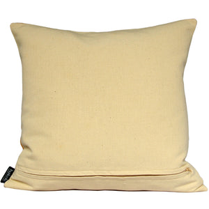 Woven Wool Cushion | Benedict Blue Large Repeat Pattern 45x45cm