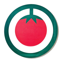 Melamine Round Placemat in Red Tomato Print