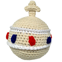 Cotton Crochet Royal Sovereign Orb Baby Rattle