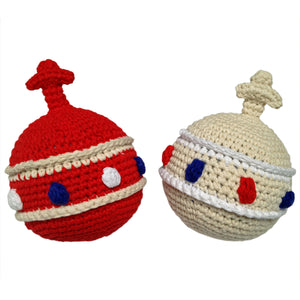 hokolo Cotton Crochet Royal Sovereign Orb Baby Rattle