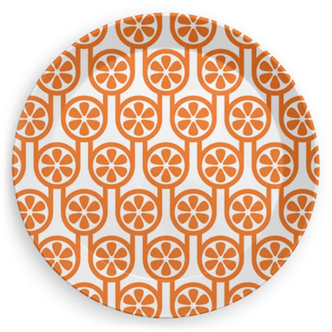Plate in Oranges Print