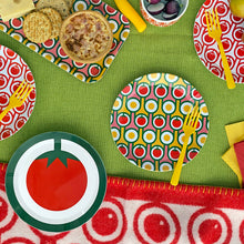 Plate in Red Tomatoes Print